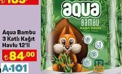 AQUA BAMBU KAĞIT HAVLU